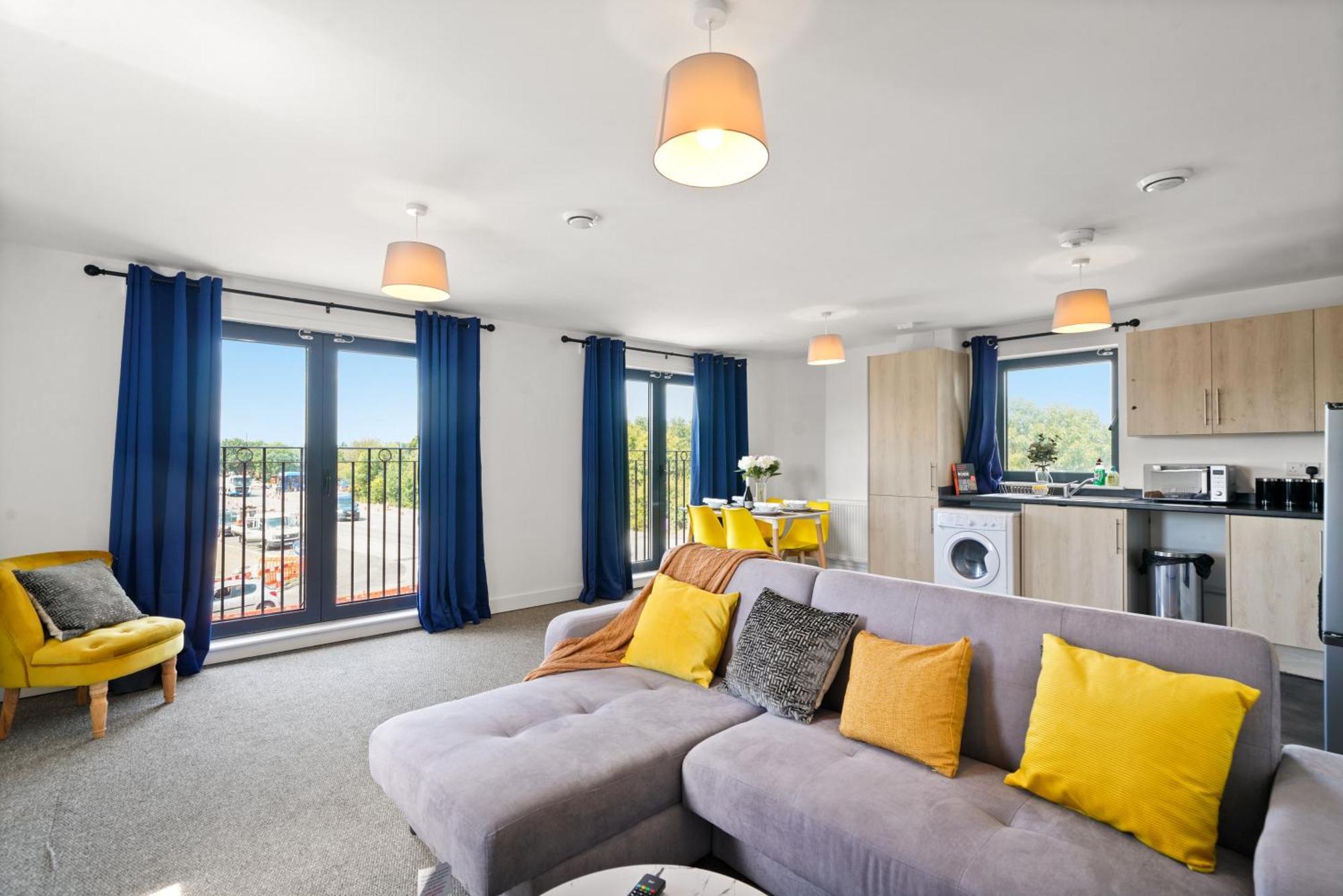 Modern Apartments With Free Parking Near Heathrow Colnbrook Luaran gambar