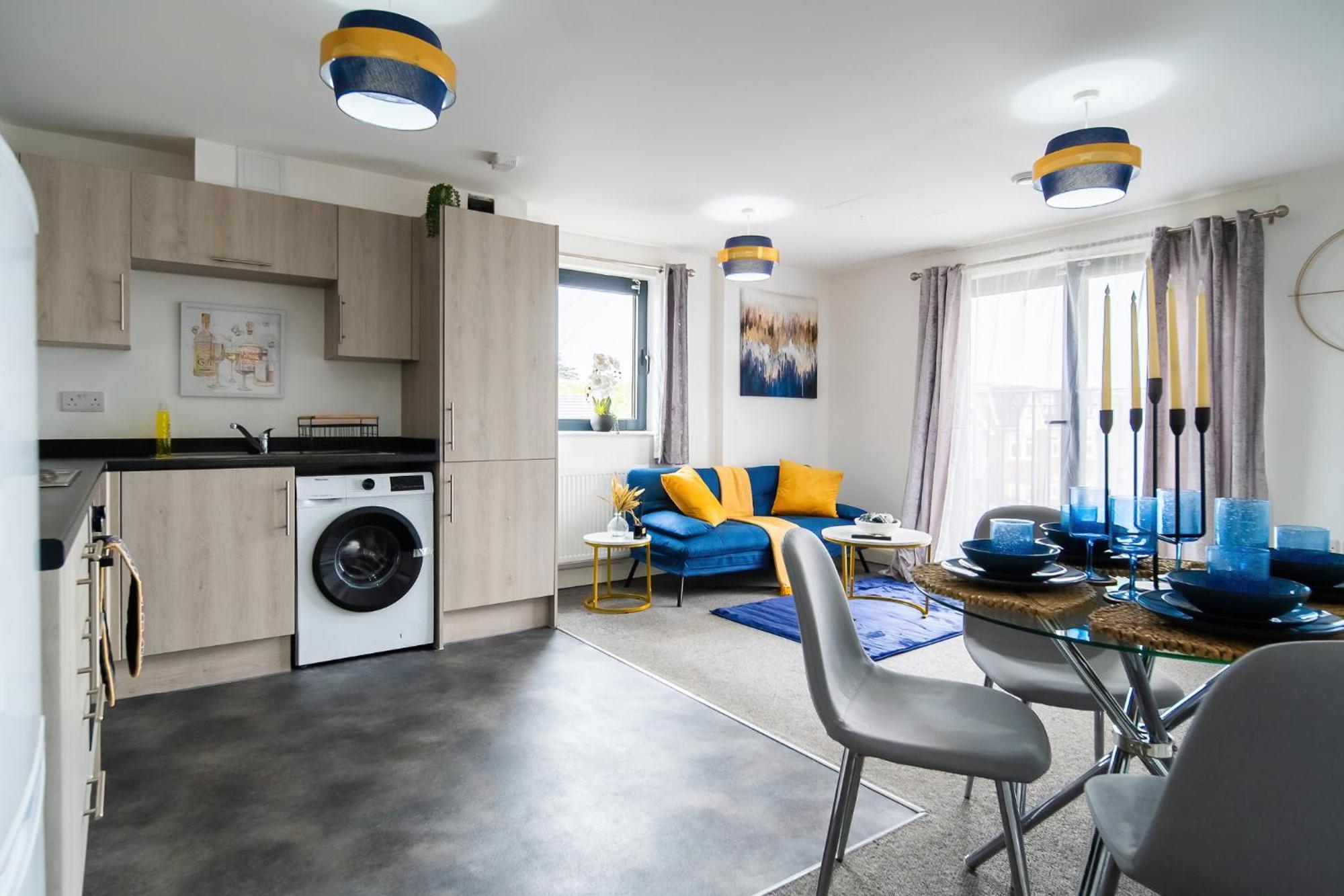 Modern Apartments With Free Parking Near Heathrow Colnbrook Luaran gambar