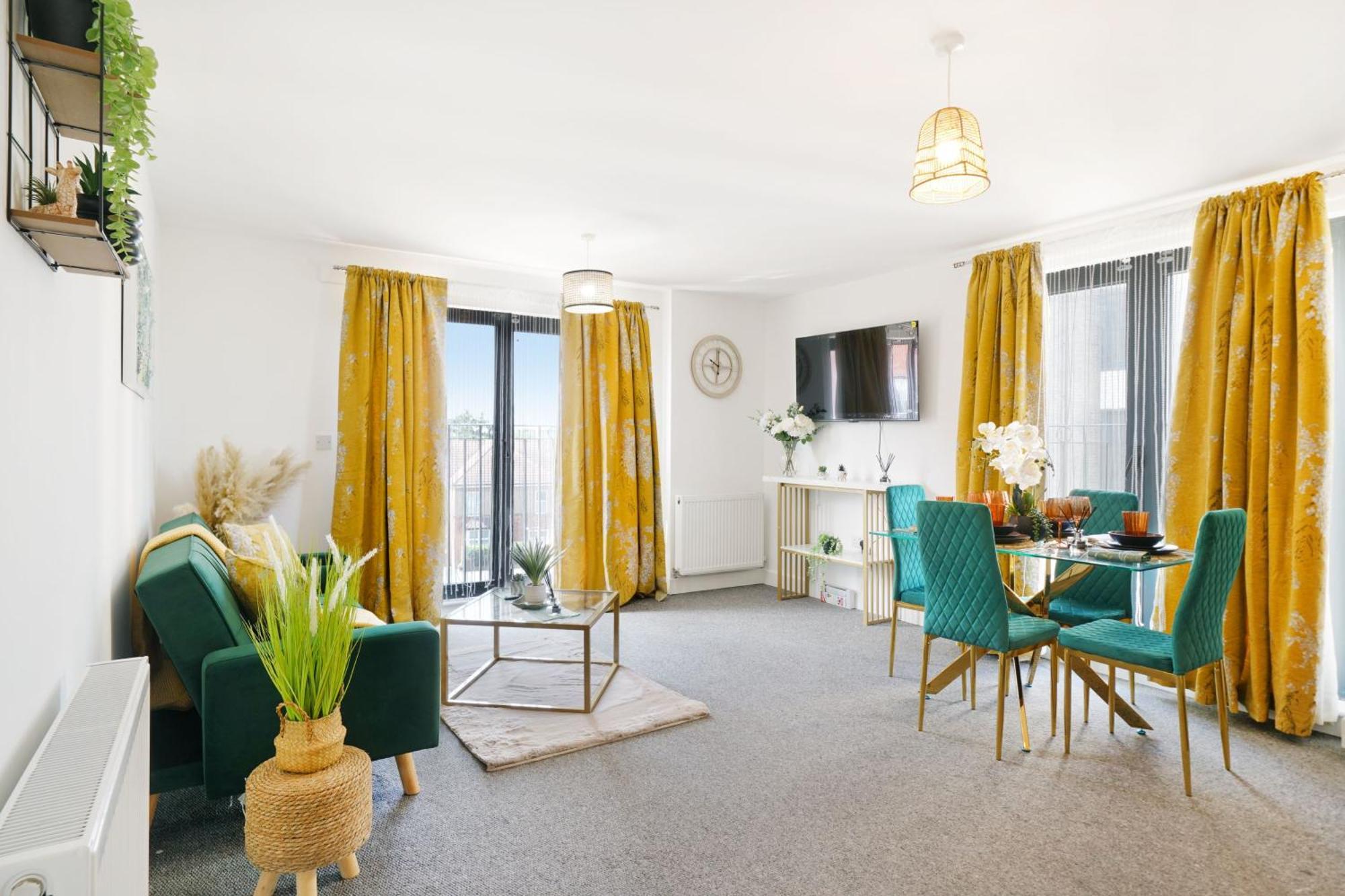 Modern Apartments With Free Parking Near Heathrow Colnbrook Luaran gambar