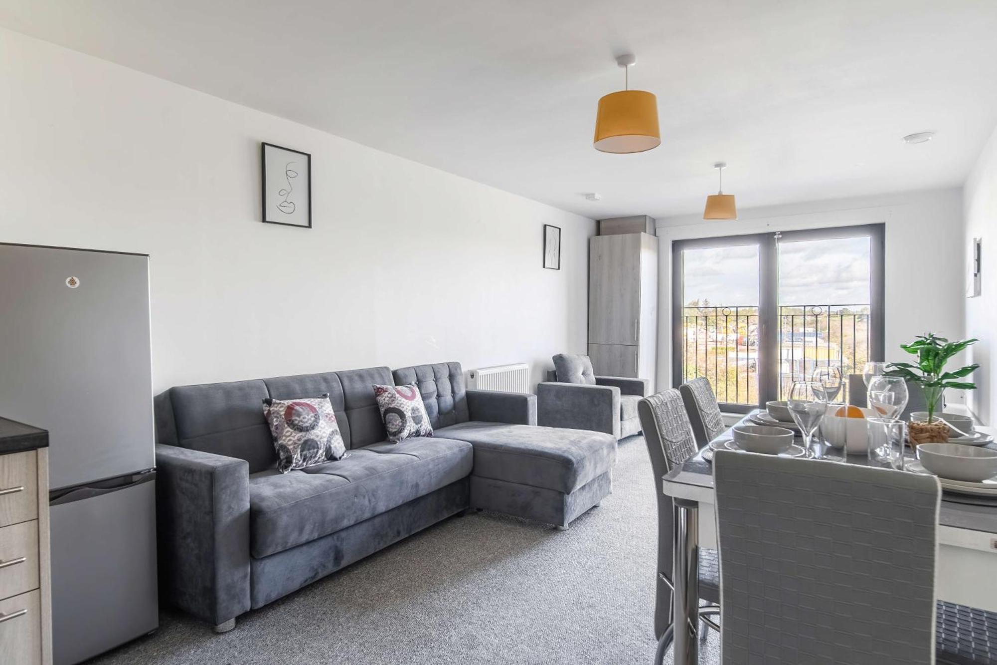 Modern Apartments With Free Parking Near Heathrow Colnbrook Luaran gambar