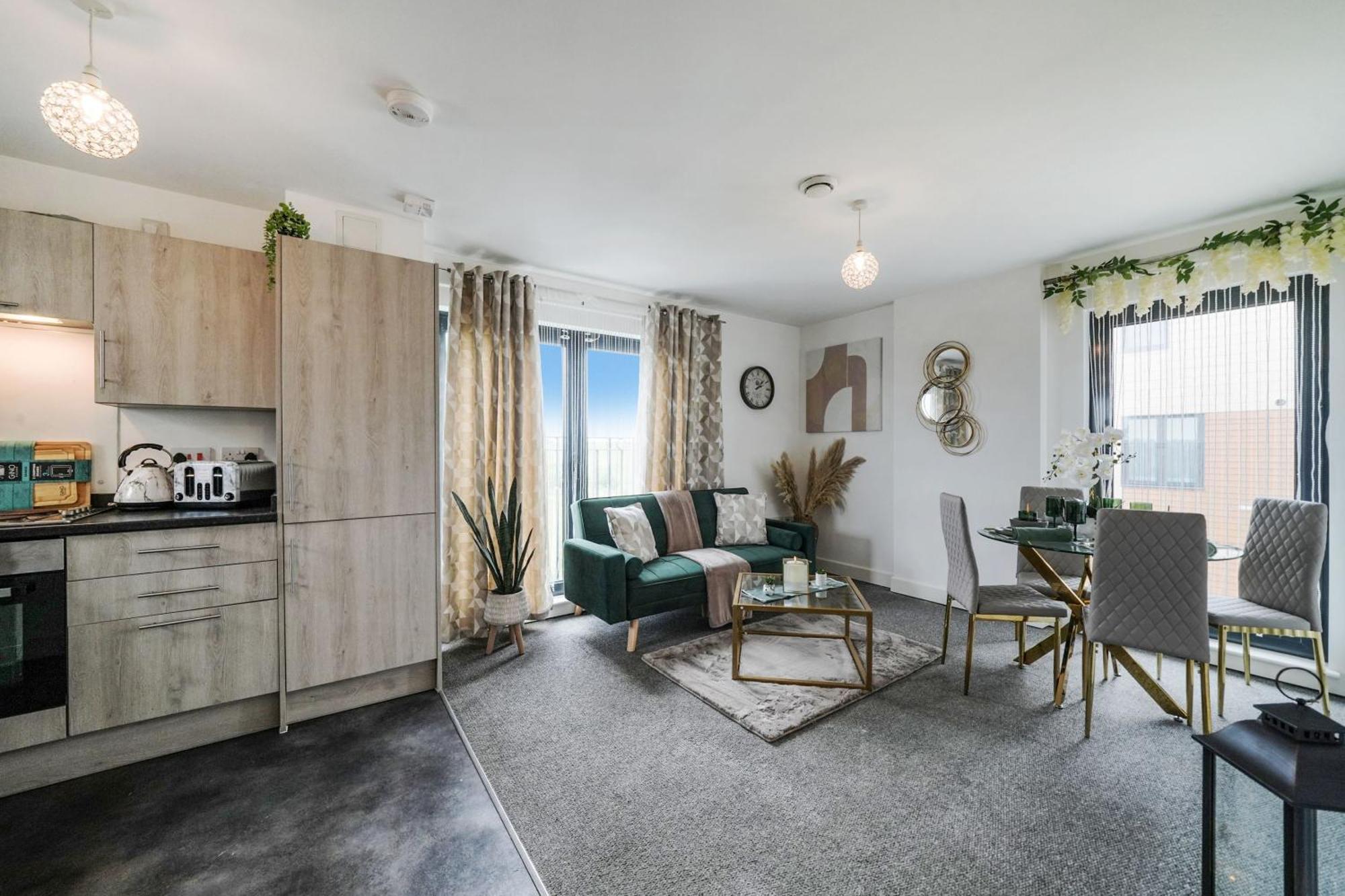 Modern Apartments With Free Parking Near Heathrow Colnbrook Luaran gambar