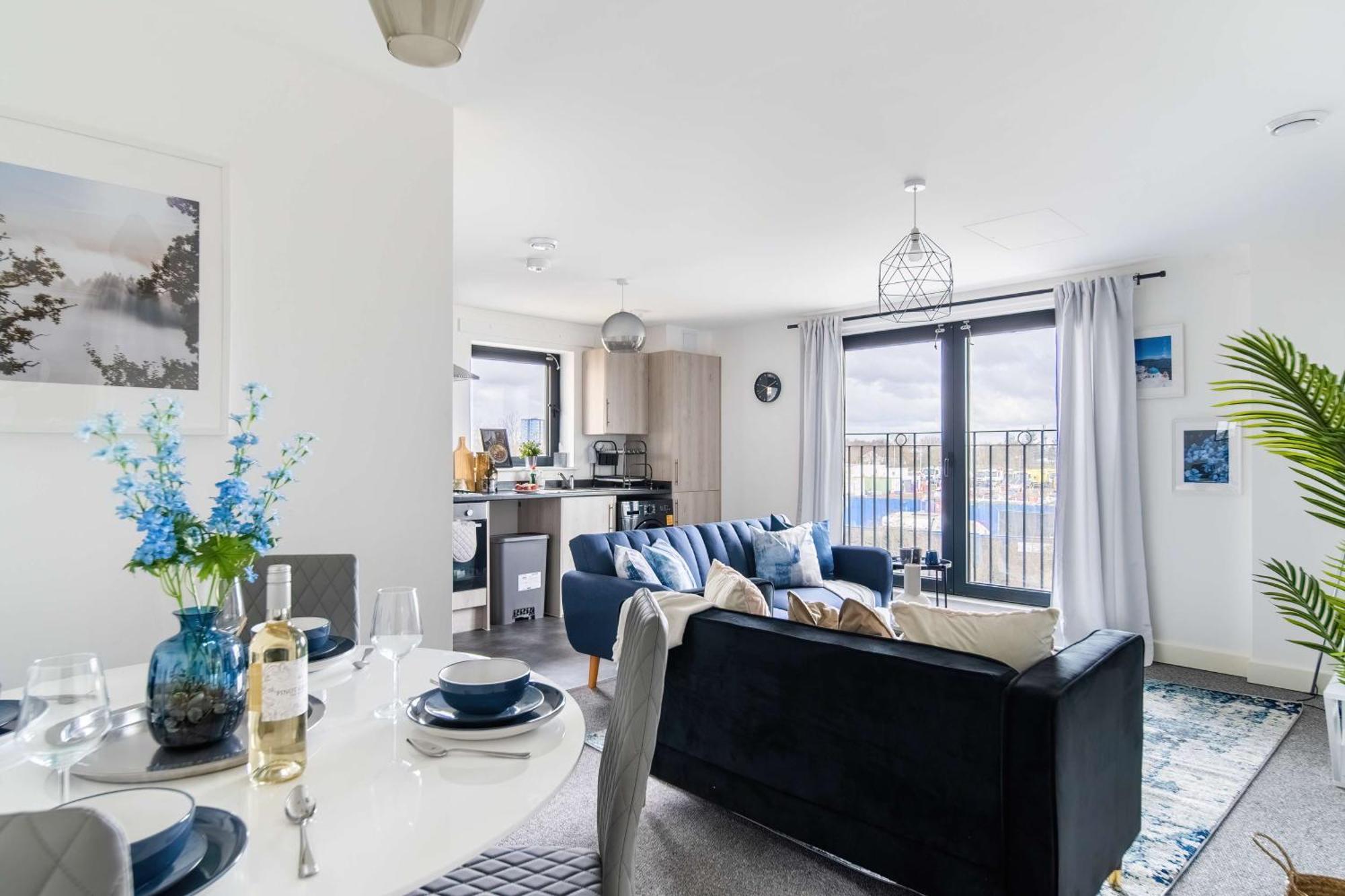 Modern Apartments With Free Parking Near Heathrow Colnbrook Luaran gambar